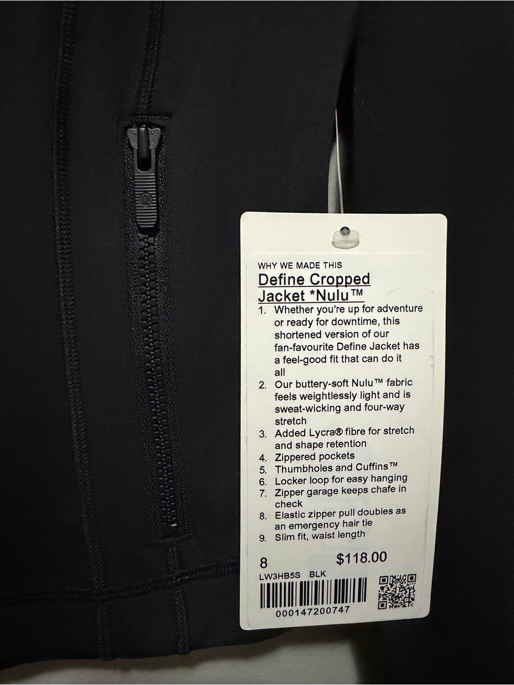 NWT!!! lululemon Define jacket (cropped) - Picture 7 of 12